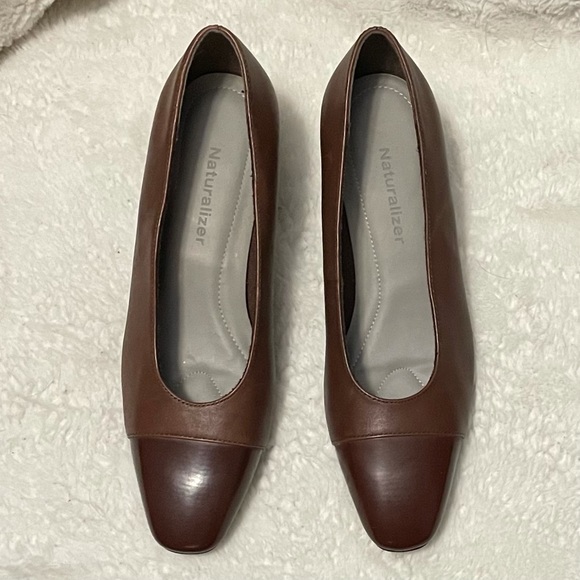 Brown Leather Heals with Patton Toe - Picture 5 of 7